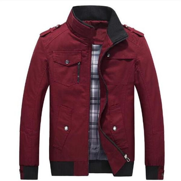 men's jackets spring and autumn style cotton jacket youth stand-up collar coat clothes, Black;brown
men's jackets spring and autumn style cotton jacket youth stand-up collar coat clothes, Black;brown