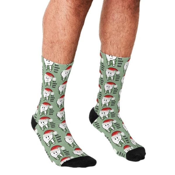 men's socks funny men here comes santa pattern printed hip hop happy cute boys street style crazy novelty for, Black
men's socks funny men here comes santa pattern printed hip hop happy cute boys street style crazy novelty for, Black
