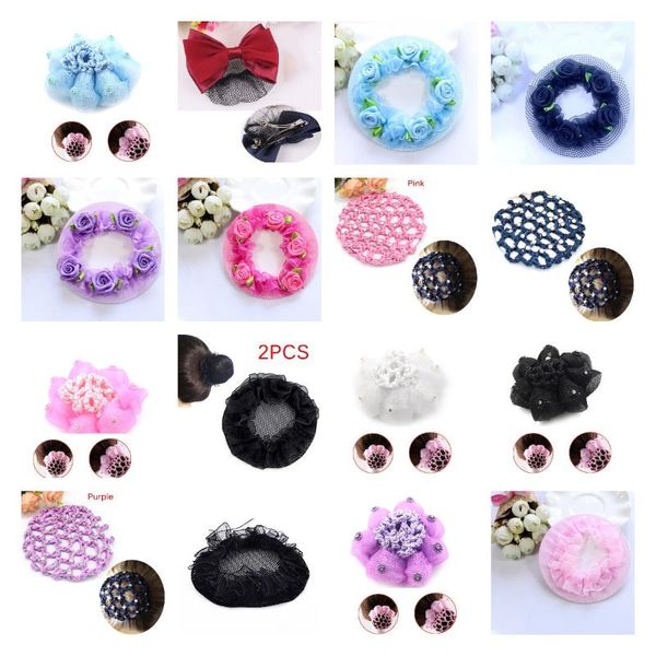 hair accessories fashion girls kids child ballet dance skating snoods net bun cover black headwear styling accessory, Slivery;white
hair accessories fashion girls kids child ballet dance skating snoods net bun cover black headwear styling accessory, Slivery;white