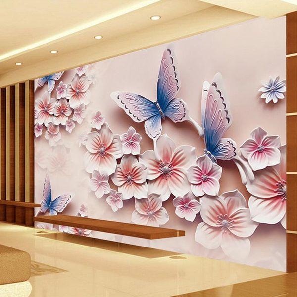 wallpapers custom 3d wallpaper modern relief butterfly orchid flowers murals wall cloth living room tv sofa background painting decor
wallpapers custom 3d wallpaper modern relief butterfly orchid flowers murals wall cloth living room tv sofa background painting decor