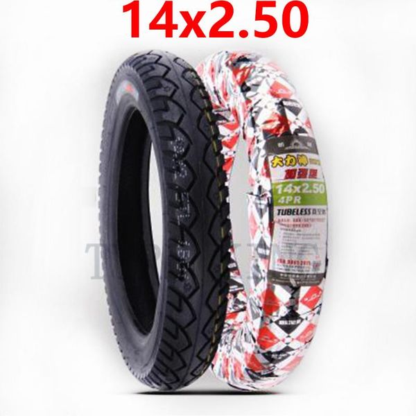 motorcycle wheels & tires 14x2.50 vacuum/tubeless tire 14 inch thickened 2.50-10 tyre for electric vehicle parts
motorcycle wheels & tires 14x2.50 vacuum/tubeless tire 14 inch thickened 2.50-10 tyre for electric vehicle parts