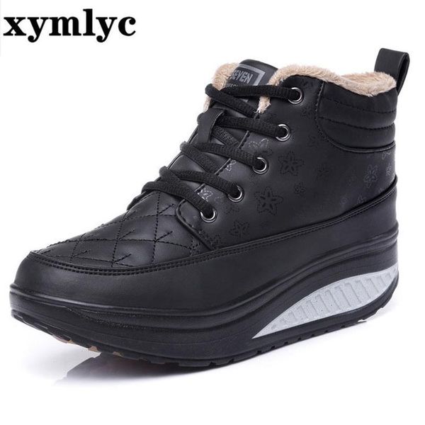 boots 2021 warm swing fitness shoes woman cotton-padded winter outdoor snow wedge sneakers height increase slimming, Black
boots 2021 warm swing fitness shoes woman cotton-padded winter outdoor snow wedge sneakers height increase slimming, Black