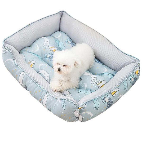 summer cool dog cushion pet products sleeping soft cat sofa comfortable green puppy bed nest dirt resistant waterproof kennels & pens
summer cool dog cushion pet products sleeping soft cat sofa comfortable green puppy bed nest dirt resistant waterproof kennels & pens