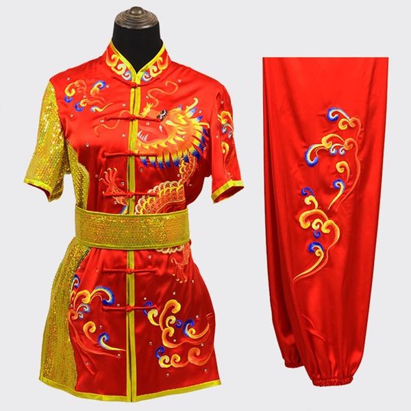 wushu clothing martial arts uniform dragon embroidery wing chun chinese kungfu uniform wushu staff shaolin kung fu uniform 11042, Red
wushu clothing martial arts uniform dragon embroidery wing chun chinese kungfu uniform wushu staff shaolin kung fu uniform 11042, Red