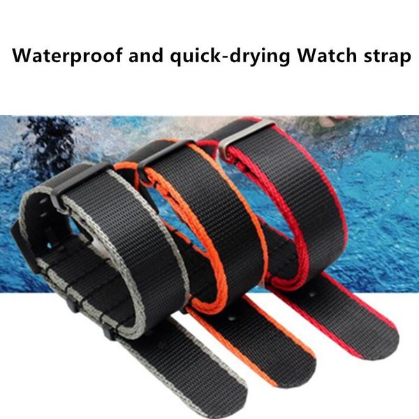 watch bands fashion color edge nylon belt waterproof and sweatproof 20mm 22mm men women, Black;brown
watch bands fashion color edge nylon belt waterproof and sweatproof 20mm 22mm men women, Black;brown