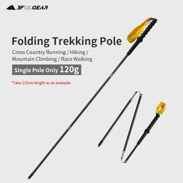 trekking poles 3f ul gear z-poles 74g ultralight walking stick all carbon 3-section titanium alloy buckle skiing outdoor hiking climb
trekking poles 3f ul gear z-poles 74g ultralight walking stick all carbon 3-section titanium alloy buckle skiing outdoor hiking climb