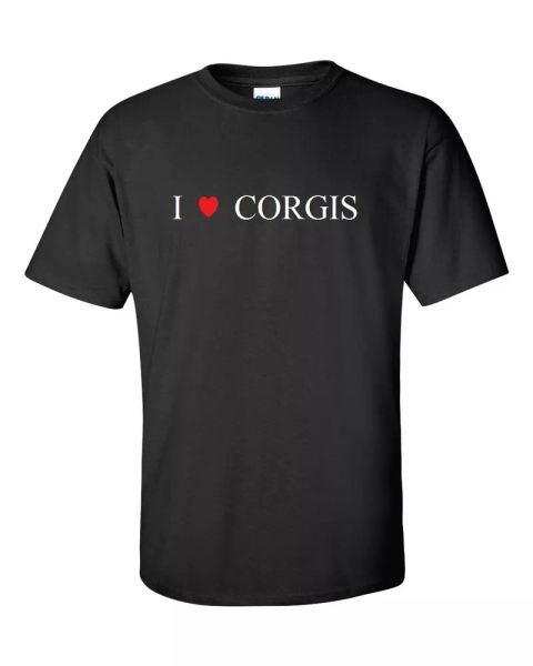 i heart corgis funny gift love t-shirt black white cotton shirt dogs pet s - 5xl, White;black
i heart corgis funny gift love t-shirt black white cotton shirt dogs pet s - 5xl, White;black