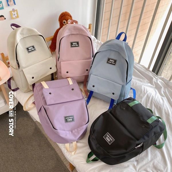 korean version 2021 nylon women's backpack trendy and fashionable schoolbags for campus students school bags
korean version 2021 nylon women's backpack trendy and fashionable schoolbags for campus students school bags