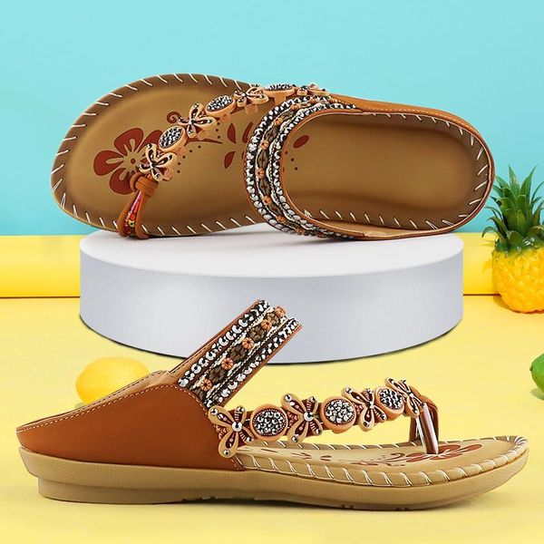 women sandals summer shoes print rhinestone light wedge flip flops sewing embroidery casual flats plus size 35-43, Black
women sandals summer shoes print rhinestone light wedge flip flops sewing embroidery casual flats plus size 35-43, Black
