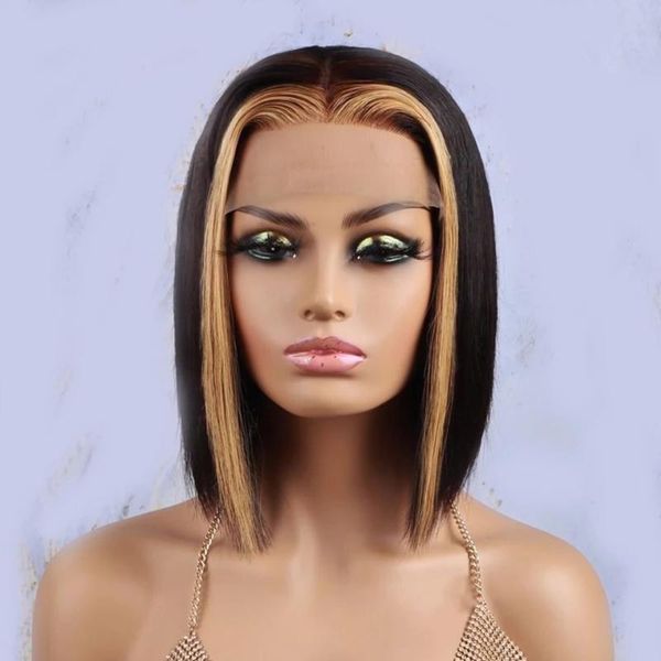 lace wigs p1b/27 highlight wig 13x6 t part ombre short bob front human hair for black women colored remy brazilian 180% 250%, Black;brown
lace wigs p1b/27 highlight wig 13x6 t part ombre short bob front human hair for black women colored remy brazilian 180% 250%, Black;brown