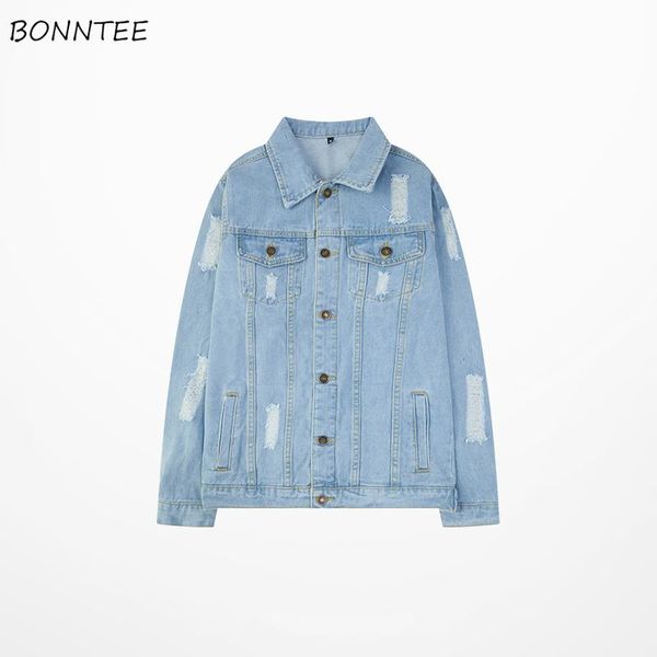 men's jackets men denim hole vintage loose spring autumn all-match pockets couple frayed retro harajuku teens streetwear fashion, Black;brown
men's jackets men denim hole vintage loose spring autumn all-match pockets couple frayed retro harajuku teens streetwear fashion, Black;brown