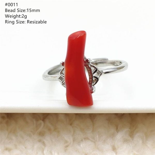 cluster rings natural red precious coral gemstone 15mm adjustable size woman ring rare raw material 925 sterling silver, Golden;silver
cluster rings natural red precious coral gemstone 15mm adjustable size woman ring rare raw material 925 sterling silver, Golden;silver