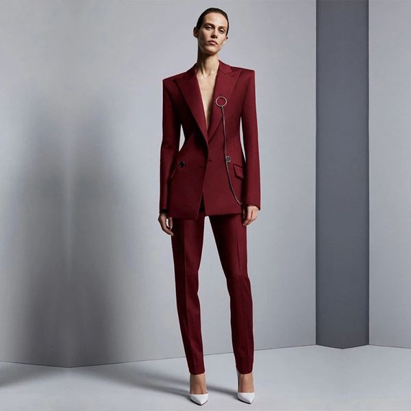 women's suits & blazers red wine jacket + pants women's business suits office uniform elegant female designs formal ladies suit 2, White;black
women's suits & blazers red wine jacket + pants women's business suits office uniform elegant female designs formal ladies suit 2, White;black
