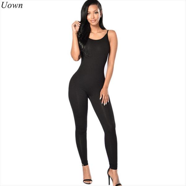 one piece casual womens romper backless straps slim bodycon long overalls macacao feminino, Black;white
one piece casual womens romper backless straps slim bodycon long overalls macacao feminino, Black;white