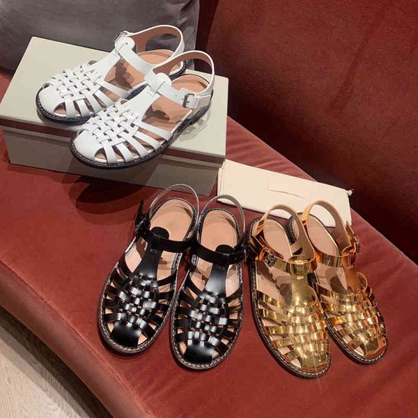 same high edition mn maniahigo bright black gold hollow woven flat bottom roman sandals yw
same high edition mn maniahigo bright black gold hollow woven flat bottom roman sandals yw