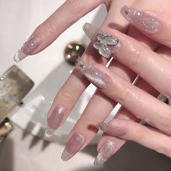 false nails 24pcs fake design with butterfly decoration wear nail finished acrylic oval head mid-length size products art, Red;gold
false nails 24pcs fake design with butterfly decoration wear nail finished acrylic oval head mid-length size products art, Red;gold