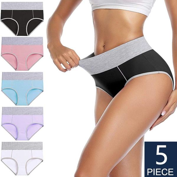 women's panties 5pcs women high waist cotton underwear soft breathable stretch briefs plus size seamless bikini lingerie underpants, Black;pink
women's panties 5pcs women high waist cotton underwear soft breathable stretch briefs plus size seamless bikini lingerie underpants, Black;pink