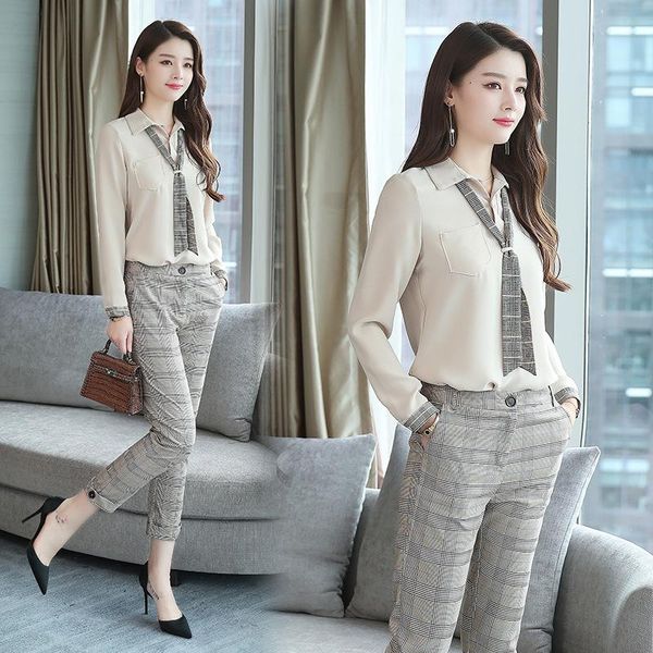 women's blouses & shirts autumn suit and winter 2021 korean fashion show thin chiffon long sleeve shirt + capris temperament two piece, White
women's blouses & shirts autumn suit and winter 2021 korean fashion show thin chiffon long sleeve shirt + capris temperament two piece, White