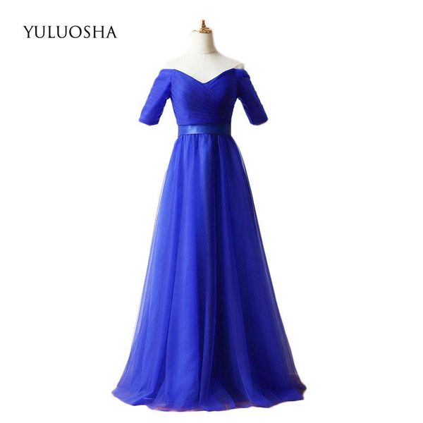 party dresses yuluosha evening long v-neck draped floor-length a-line off the shoulder royal blue dress vestidos de fiesta noche, White;black
party dresses yuluosha evening long v-neck draped floor-length a-line off the shoulder royal blue dress vestidos de fiesta noche, White;black