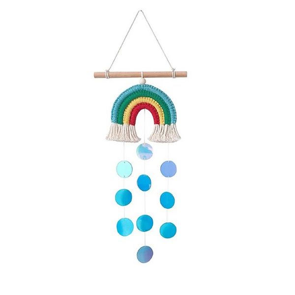 decorative objects & figurines ins style room decoration handmade woven cotton rope rainbow hanging decor wall with sequins po props
decorative objects & figurines ins style room decoration handmade woven cotton rope rainbow hanging decor wall with sequins po props