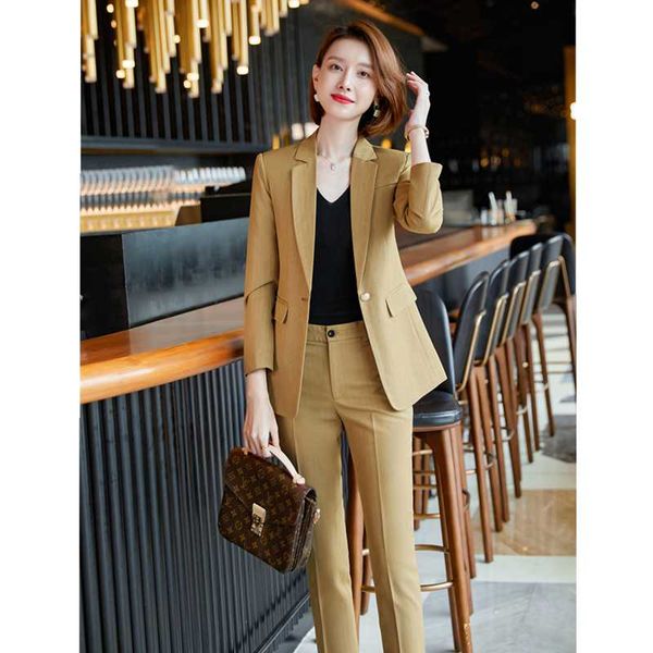 women's two piece pants women's suit 2021 autumn striped fashion interview long-sleeved jacket office ladies business overalls, White
women's two piece pants women's suit 2021 autumn striped fashion interview long-sleeved jacket office ladies business overalls, White