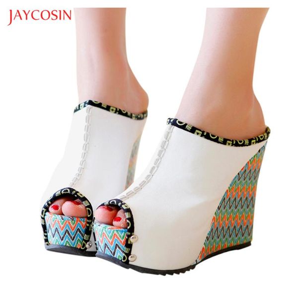 jaycosin women fashion shoes summer platform print sandals peep toe super high heel sandalia espadrilles female, Black
jaycosin women fashion shoes summer platform print sandals peep toe super high heel sandalia espadrilles female, Black