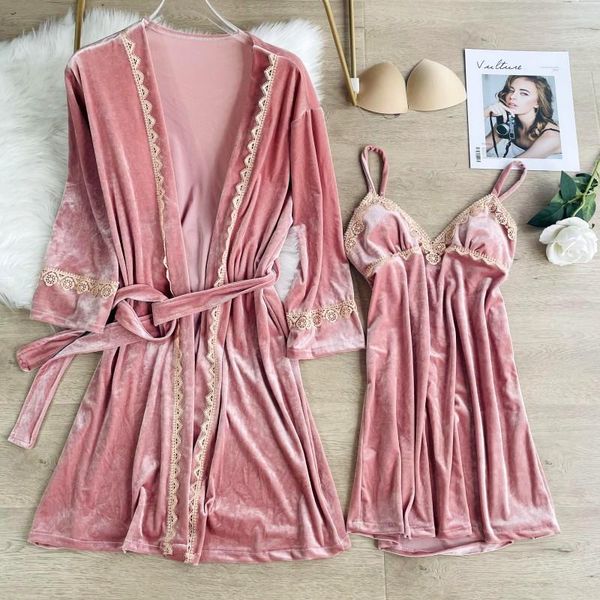 women's sleepwear warm velour 2pcs v-neck lace trim sweet nightgown kimono robe gown suit strap mini sleepshirt intimate lingerie homew, Black;red
women's sleepwear warm velour 2pcs v-neck lace trim sweet nightgown kimono robe gown suit strap mini sleepshirt intimate lingerie homew, Black;red