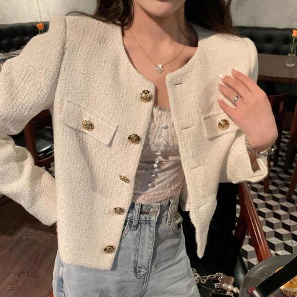 women's sweaters thin coat plaid commuter temperament retro outwear spring autumn korean chic fashion all-match top, White;black
women's sweaters thin coat plaid commuter temperament retro outwear spring autumn korean chic fashion all-match top, White;black