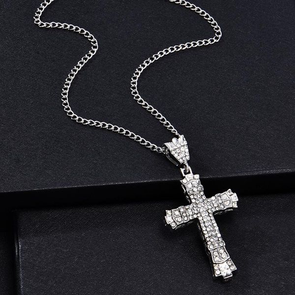 pendant necklaces mens crystal cross tennis chain alloy hip hop necklace jewelry statement, Silver
pendant necklaces mens crystal cross tennis chain alloy hip hop necklace jewelry statement, Silver