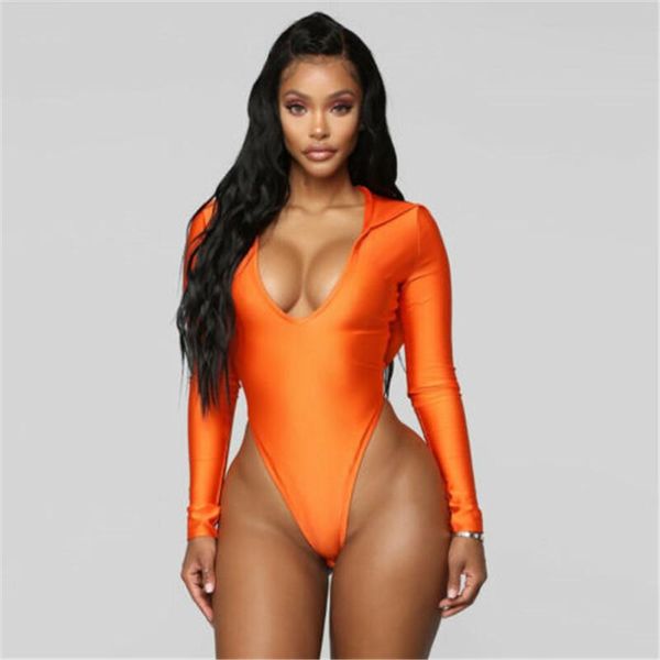 women's jumpsuits & rompers est ladies plain hooded v neck bodysuit women long sleeve leotard bodycon fit slim stretch, Black;white
women's jumpsuits & rompers est ladies plain hooded v neck bodysuit women long sleeve leotard bodycon fit slim stretch, Black;white