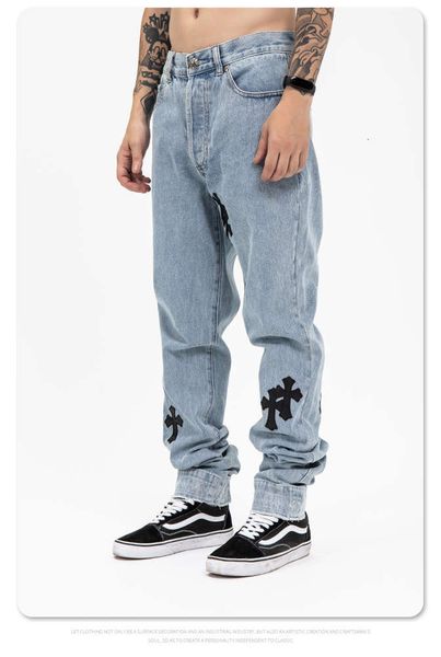 jeans new leather cross for men 2021 high street chrome homme loss rights broek moto trouse, Blue
jeans new leather cross for men 2021 high street chrome homme loss rights broek moto trouse, Blue