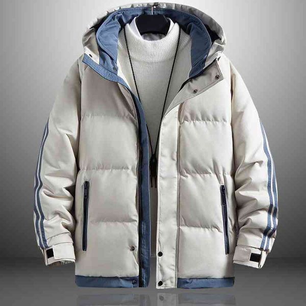 men winter jackets casual warm thick hooded outwear coats brand patchwork hat parkas men windproof zipper men's windbreaker 210603, Black
men winter jackets casual warm thick hooded outwear coats brand patchwork hat parkas men windproof zipper men's windbreaker 210603, Black