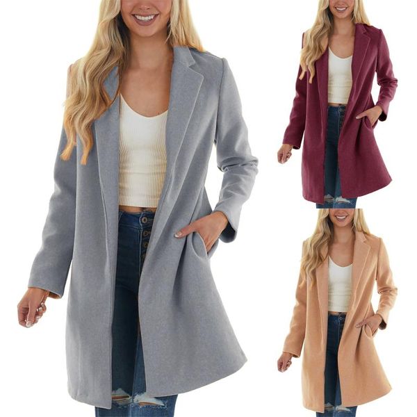 women's wool & blends fashion casual loose grinding plush plaid long-sleeved jacket overcoat of and mixtures coat sheep mixes, Black
women's wool & blends fashion casual loose grinding plush plaid long-sleeved jacket overcoat of and mixtures coat sheep mixes, Black
