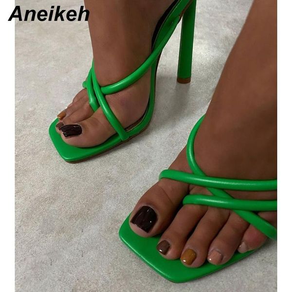 aneikeh 2021 summer women shoes punk pu striped narrow band solid high heels wedding ladies sandals zapatos de mujer 42 slippers, Black
aneikeh 2021 summer women shoes punk pu striped narrow band solid high heels wedding ladies sandals zapatos de mujer 42 slippers, Black