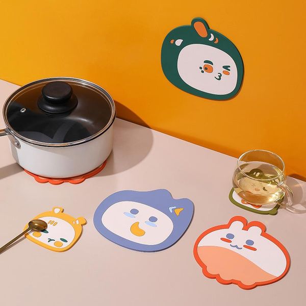 mats & pads silicone table mat cups pad utensils placemat cartoon non-slip heat-resistant coasters for home kitchen accessories
mats & pads silicone table mat cups pad utensils placemat cartoon non-slip heat-resistant coasters for home kitchen accessories