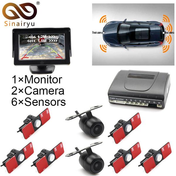car rear view cameras& parking sensors sinairyu 3in1 16mm original flat sensor front 6 video radar + 5" monitor with 2 camera
car rear view cameras& parking sensors sinairyu 3in1 16mm original flat sensor front 6 video radar + 5" monitor with 2 camera