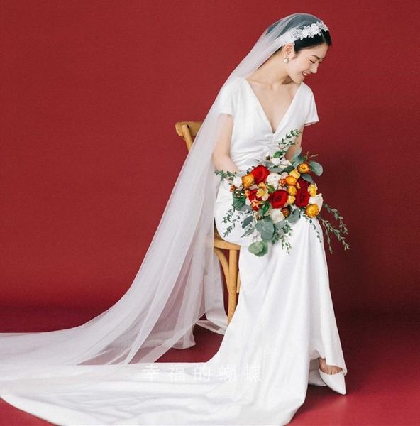 bridal veils ishsy cathedral long vintage juliet cap veil women white ivory weeding for bride voile mariage velo de novia longue, Black
bridal veils ishsy cathedral long vintage juliet cap veil women white ivory weeding for bride voile mariage velo de novia longue, Black