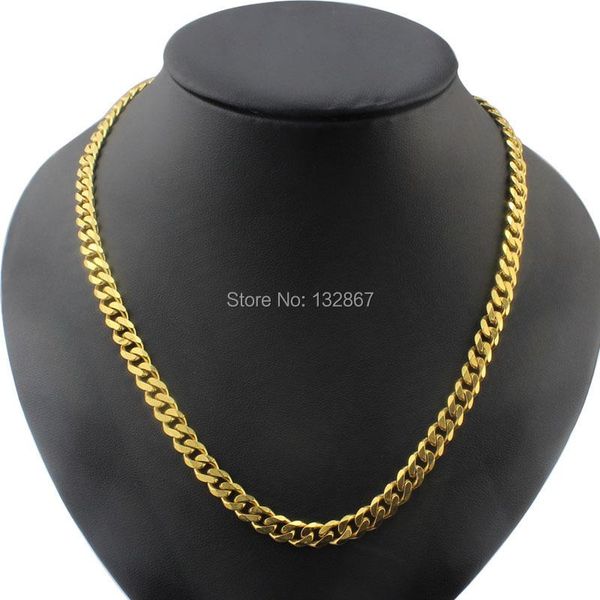 chains selling fashion stainless steel necklace curb link chain women men jewelry 7mm 202'' gold, Silver
chains selling fashion stainless steel necklace curb link chain women men jewelry 7mm 202'' gold, Silver
