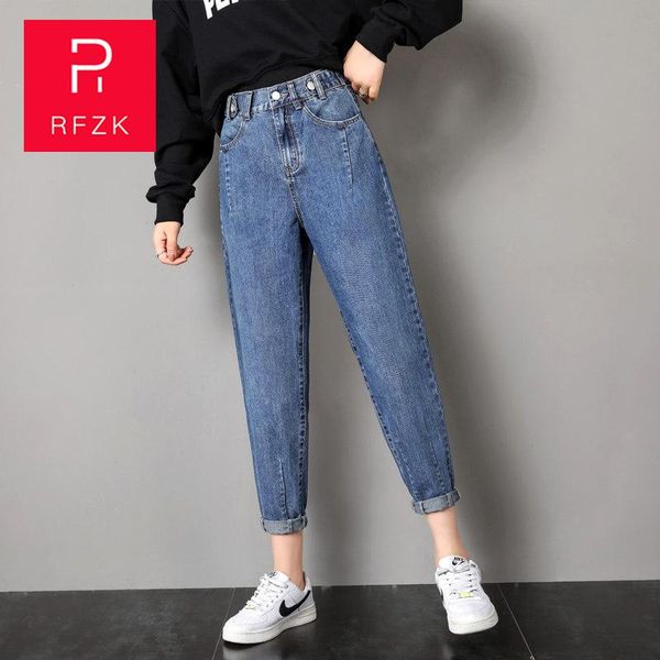 women's jeans rfzk 2021 slim straight pants vintage high waist elegant streetwear female korean style quality, Blue
women's jeans rfzk 2021 slim straight pants vintage high waist elegant streetwear female korean style quality, Blue
