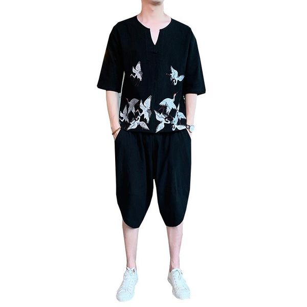 men's tracksuits 18 patterns -5xl 2021 summer chinese style retro printed mens short-sleeved suit 2 pieces sets cotton and linen men x, Gray
men's tracksuits 18 patterns -5xl 2021 summer chinese style retro printed mens short-sleeved suit 2 pieces sets cotton and linen men x, Gray
