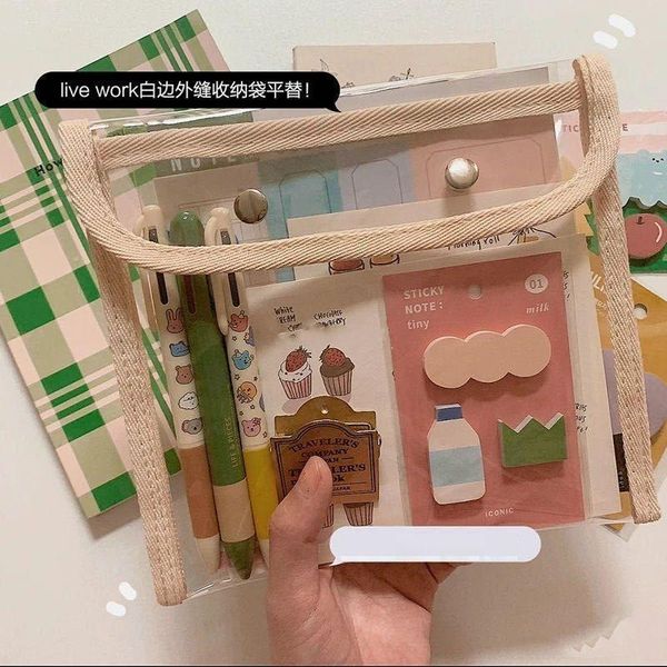 pencil cases simple transparent case large capacity storage bag school student supplies stationery personality fashion
pencil cases simple transparent case large capacity storage bag school student supplies stationery personality fashion