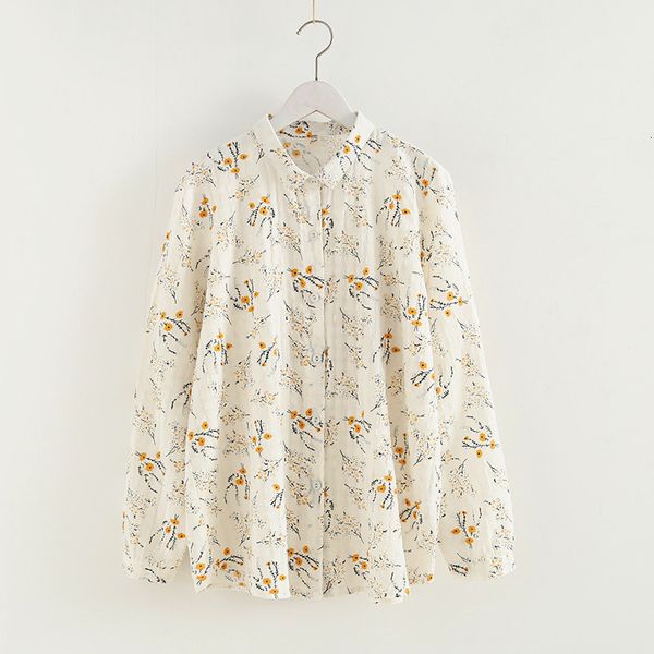 women's blouses & shirts lamtrip unique winter jasmine pattern cotton long-sleeved shirt girl 2021 spring k9ag, White 
women's blouses & shirts lamtrip unique winter jasmine pattern cotton long-sleeved shirt girl 2021 spring k9ag, White