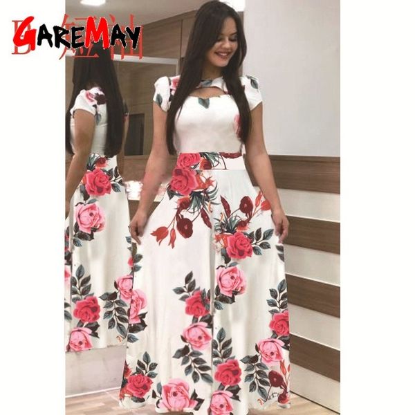 spring summer women fashion floral print maxi dress short sleeve casual black elegant prom long female vintage 210428, Black;gray
spring summer women fashion floral print maxi dress short sleeve casual black elegant prom long female vintage 210428, Black;gray