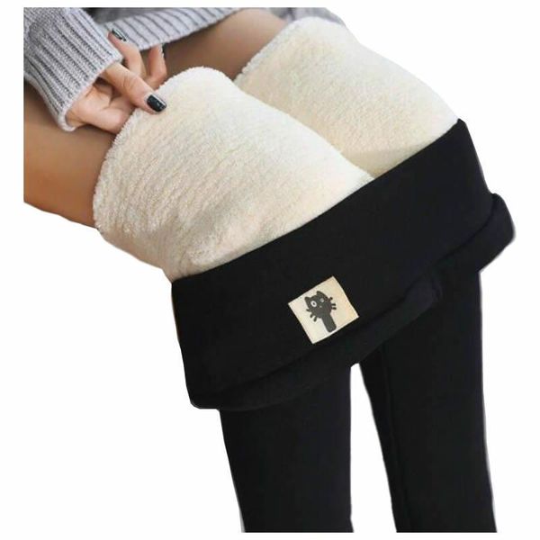 black leggings warm winter womens capris skinny thick velvet casual wool fleece female trousers lambskin cashmere ladies plus size, Black;white
black leggings warm winter womens capris skinny thick velvet casual wool fleece female trousers lambskin cashmere ladies plus size, Black;white