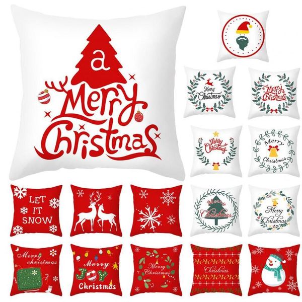 pillow case cover skin-friendly wear resistant polyester peach skin xmas theme thickened for home
pillow case cover skin-friendly wear resistant polyester peach skin xmas theme thickened for home