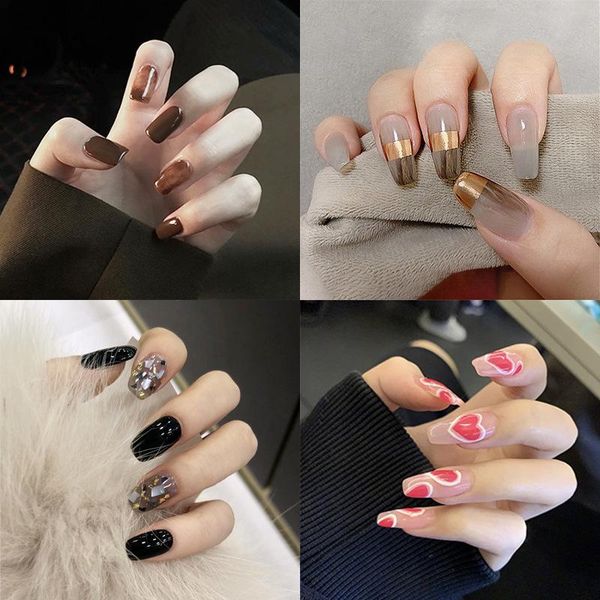 false nails wear manicure fake nail piece paste finished matte ballet french patch glue, Red;gold
false nails wear manicure fake nail piece paste finished matte ballet french patch glue, Red;gold