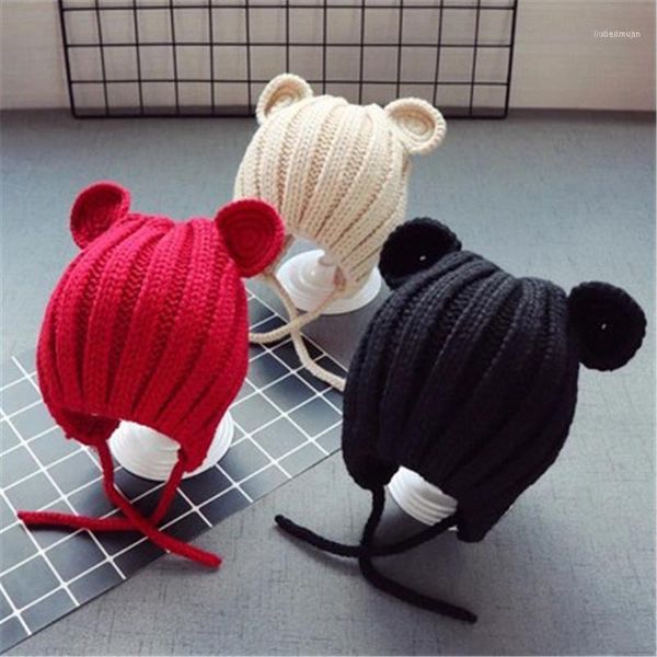 colors winter knitted born baby hat with ears cartoon lace-up children bonnet cap for 5 months-3 years1, Yellow
colors winter knitted born baby hat with ears cartoon lace-up children bonnet cap for 5 months-3 years1, Yellow