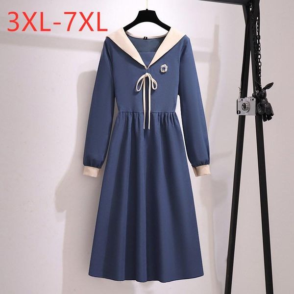 plus size dresses 2021 autumn winter for women large loose long sleeve college style blue belt midi dress 4xl 5xl 6xl 7xl, Black
plus size dresses 2021 autumn winter for women large loose long sleeve college style blue belt midi dress 4xl 5xl 6xl 7xl, Black