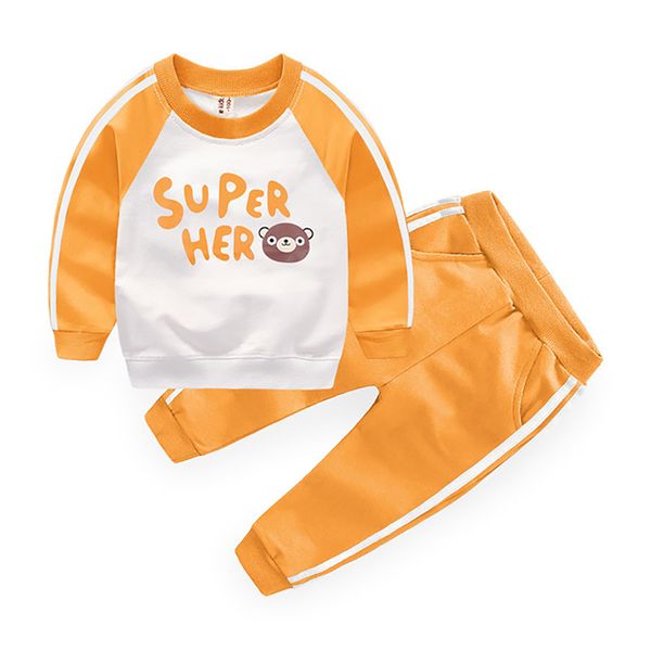 2021 new good quality factory price fashion selling childrens round neck pullover sweatshirt sports trousers two-piece suit, White
2021 new good quality factory price fashion selling childrens round neck pullover sweatshirt sports trousers two-piece suit, White