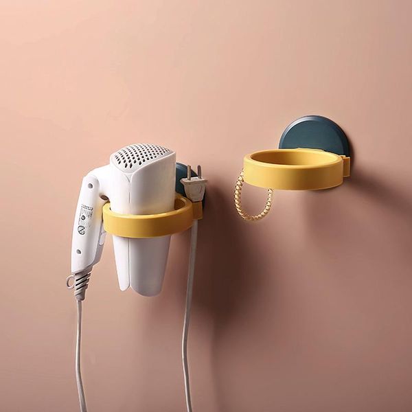 hooks & rails hair dryer rack punch holder wall-mounted shelf for bathroom bedroom home el organizer
hooks & rails hair dryer rack punch holder wall-mounted shelf for bathroom bedroom home el organizer